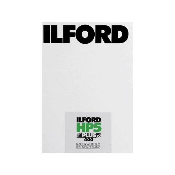 Ilford HP5+ 10.2 X 12.7cm (4x5") 25 Folhas