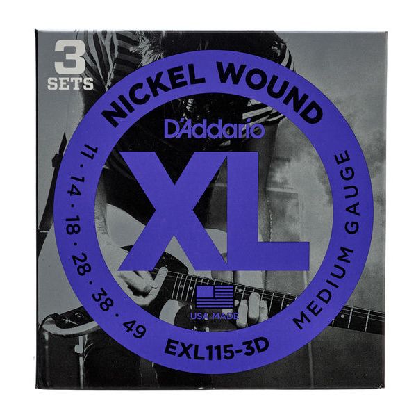 D'Addario EXL115-3D