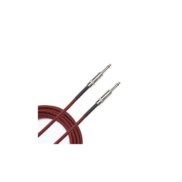 Planet Waves PW-BG-20RD Cabo de Guitarra Braided Red 6 m