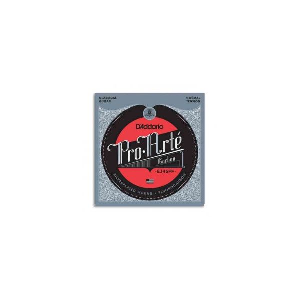 D'Addario Jogo de Cordas EJ45FF para Guitarra Clássica Carbono Tensão Normal
