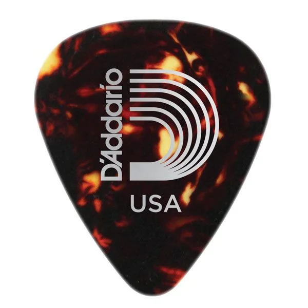 D'Addario Palheta Celluloid Shell-color 1.0mm
