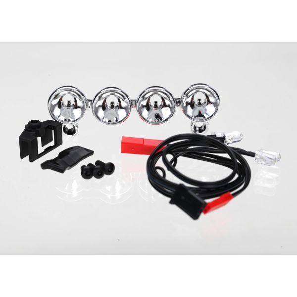 Traxxas LED light bar (chrome, 4 clear lights) - 6784