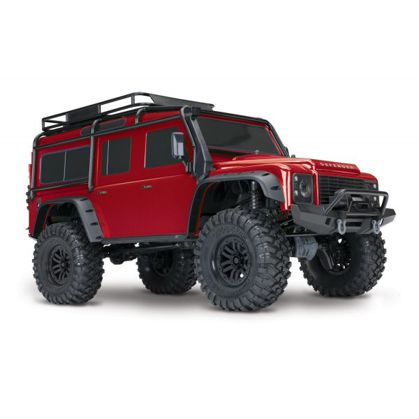 Traxxas TRX4 Scale & Trail Defender Crawler, RED - 82056-4