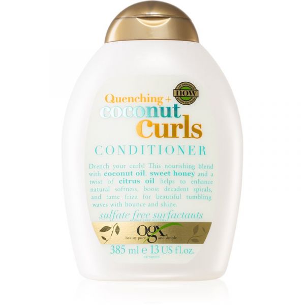 OGX Coconut Curls Condicionador para Cabelos Ondulados e Encaracolados 385ml