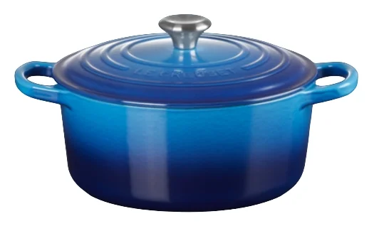 LE CREUSET - Cocotte Red. 22 Azure 21177222202430