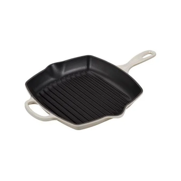 Le Creuset Grelhador Skillet Quadrado 26cm Merengue