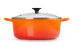 LE CREUSET - Caçarola Red. c/ Tampa Cristal 22 Volcanico 27001220902461