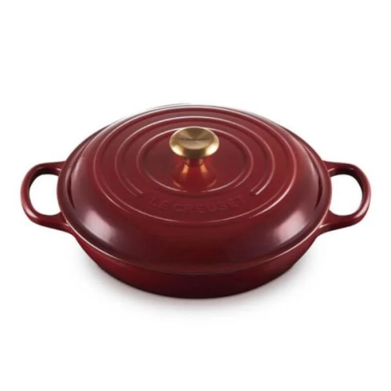 LE CREUSET - Caçarola Baixa Signature 30 Garnet 21180309494441