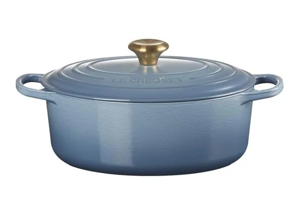 LE CREUSET - Cocotte Oval Signature 27cm Chambray 21178274344441