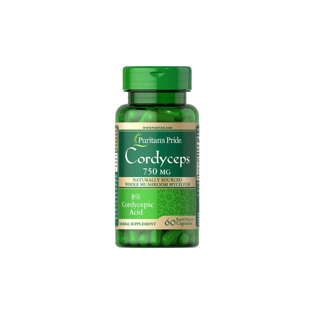 Cordyceps 750 mg 60 Rapid Release Capsules
