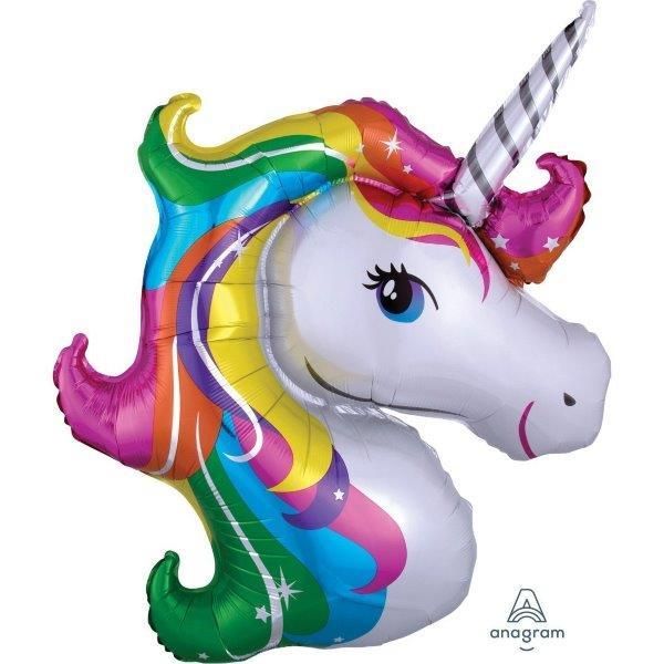 Amscan Balão Foil Anagram SuperShape Rainbow Unicorn - 46594BL