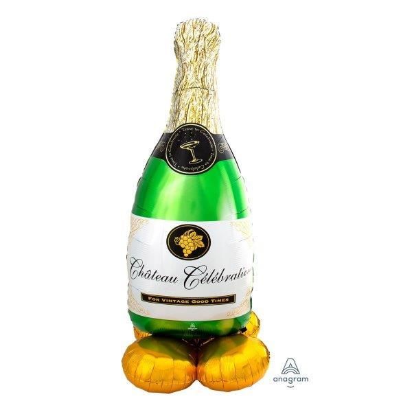 Amscan Balão Airloonz Bubbly Wine Bottle 152cm