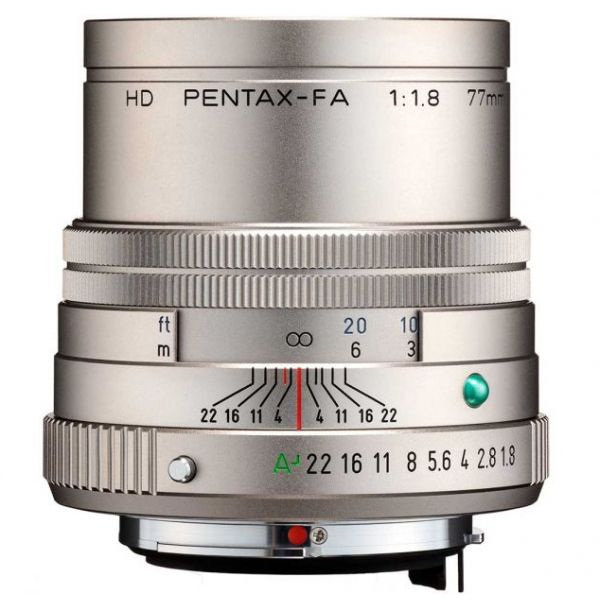 Objetiva Pentax 77mm f/1.8 HD FA Limited Prata - 27890