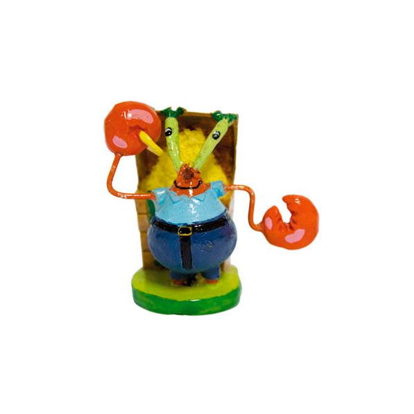 Penn Plax Sr. Caranguejo Amigo do Bob Esponja Decoração Aquário