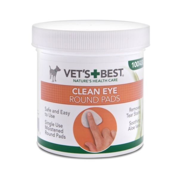 Vet's Best Toalhitas de Limpeza Olhos 100 Unidades