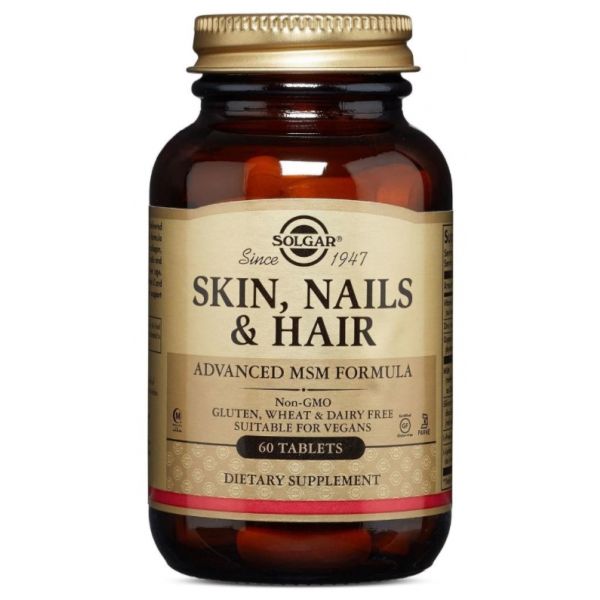 Solgar Fórmula Pele, Unhas e Cabelo 60 Comprimidos