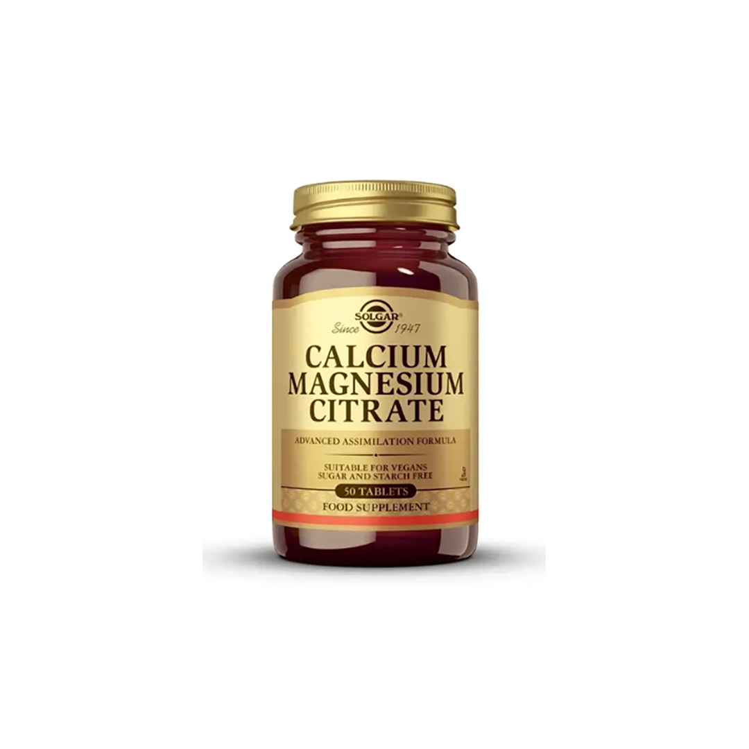 Solgar Calcium Magnesium Citrate 50 Comprimidos