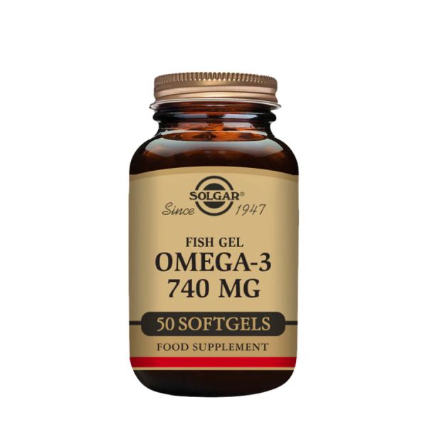 Solgar Fish Gel Ómega-3 740mg 50 Cápsulas