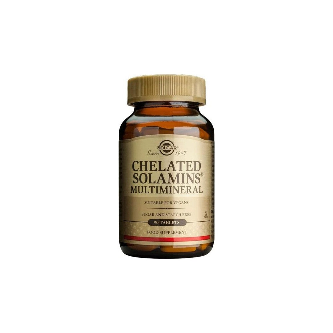Chelated Solamins Multimineral 90 Tablets