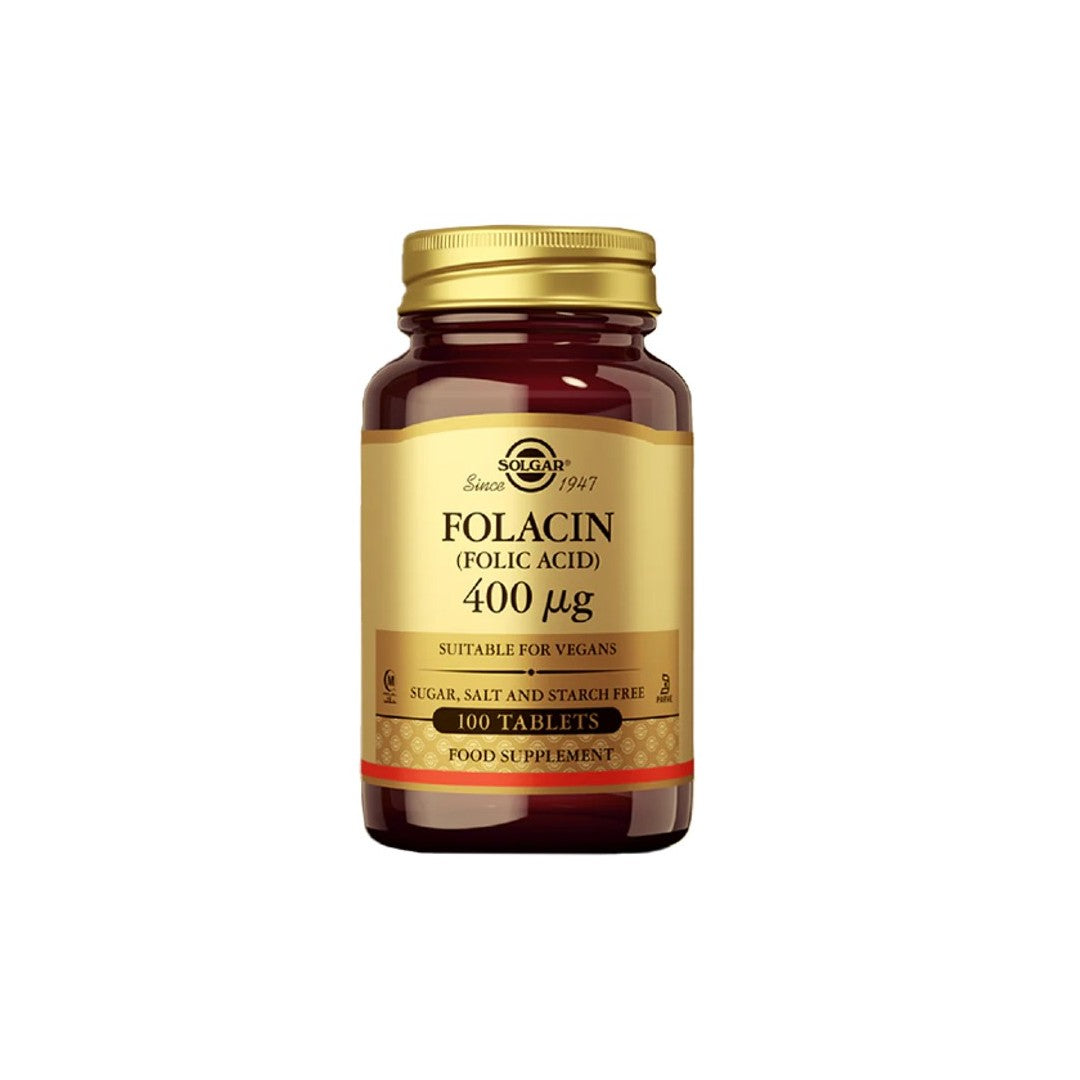 Folacin (Folic Acid) 400 mcg 100 Tablets
