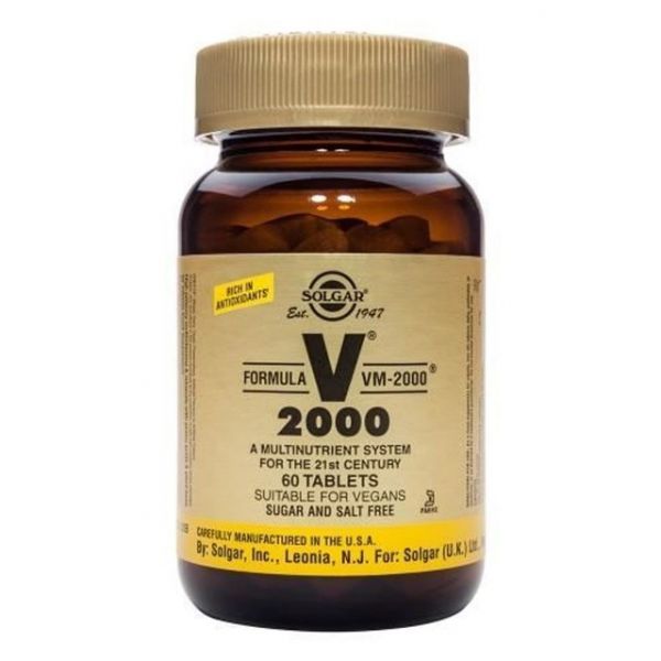 Solgar VM-2000 Multinutrientes Formula 60 Comprimidos