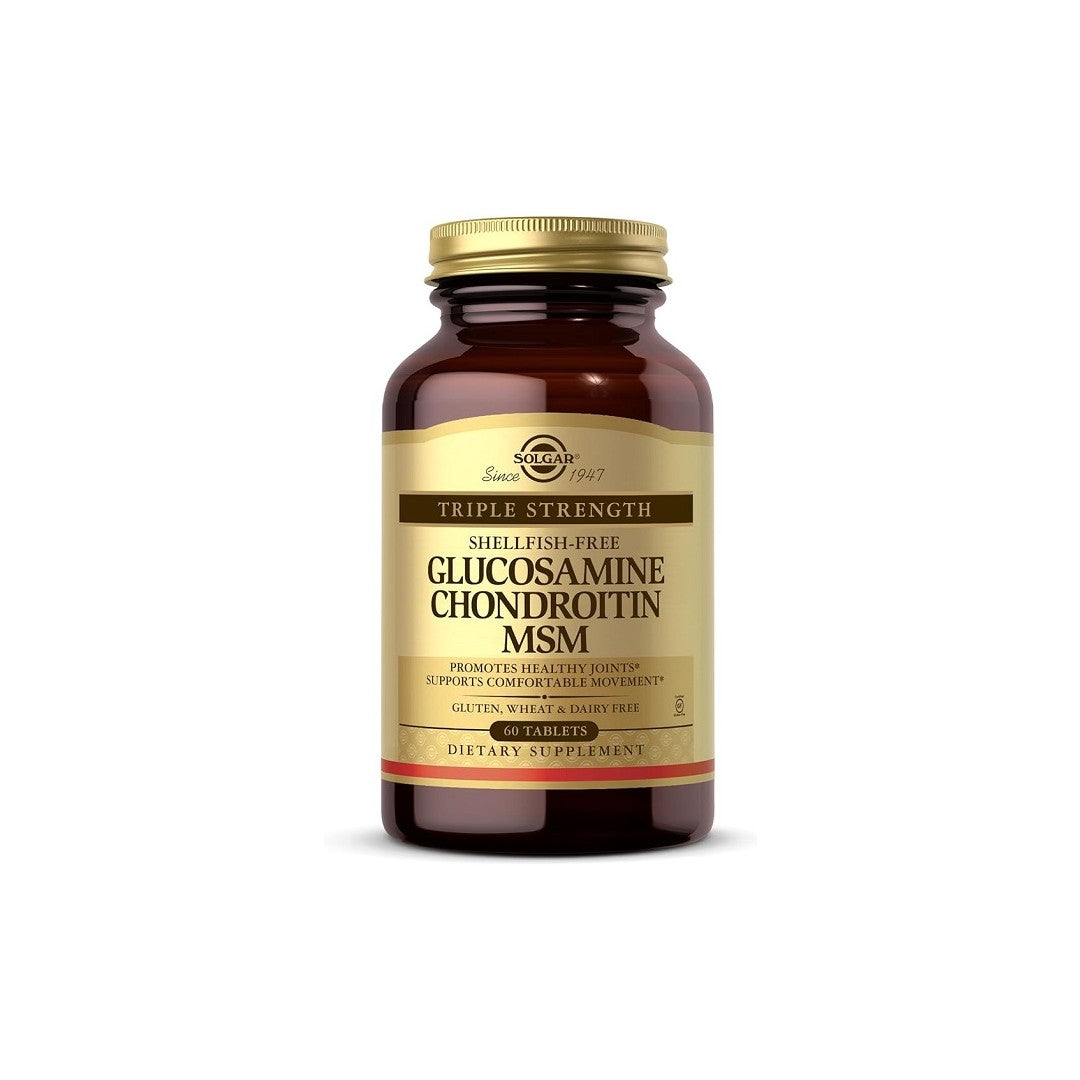 Triple Strength Glucosamine Chondroitin MSM (Shelfish-free) 60 Tablets