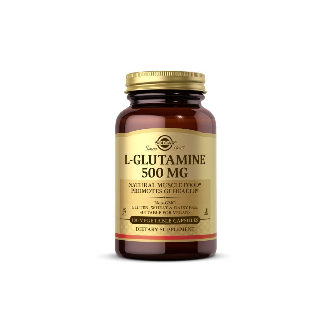 L-Glutamine 500 mg 100 Vegetable Capsules