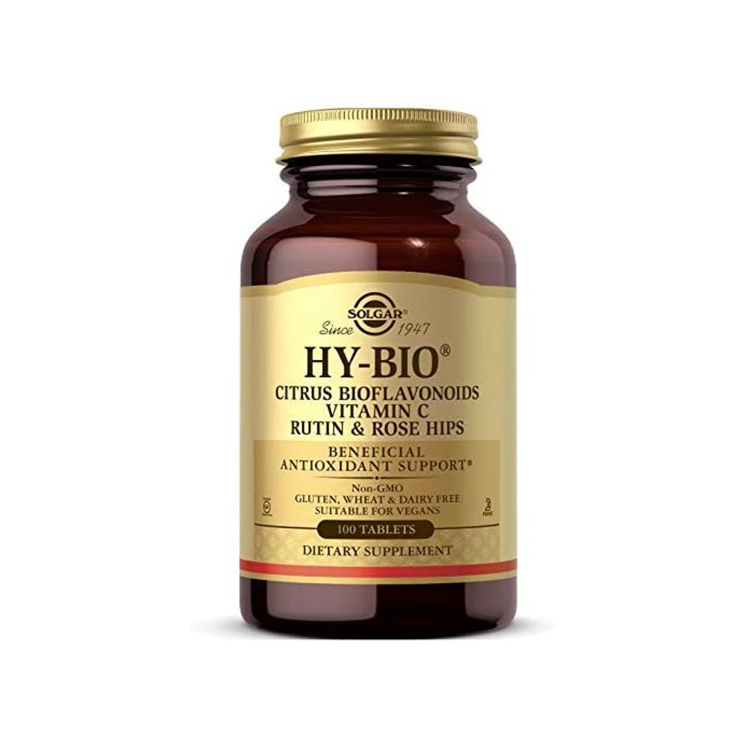 Hy-Bio 100 tablets (500 mg vitamin C with 500 mg bioflavonoids)
