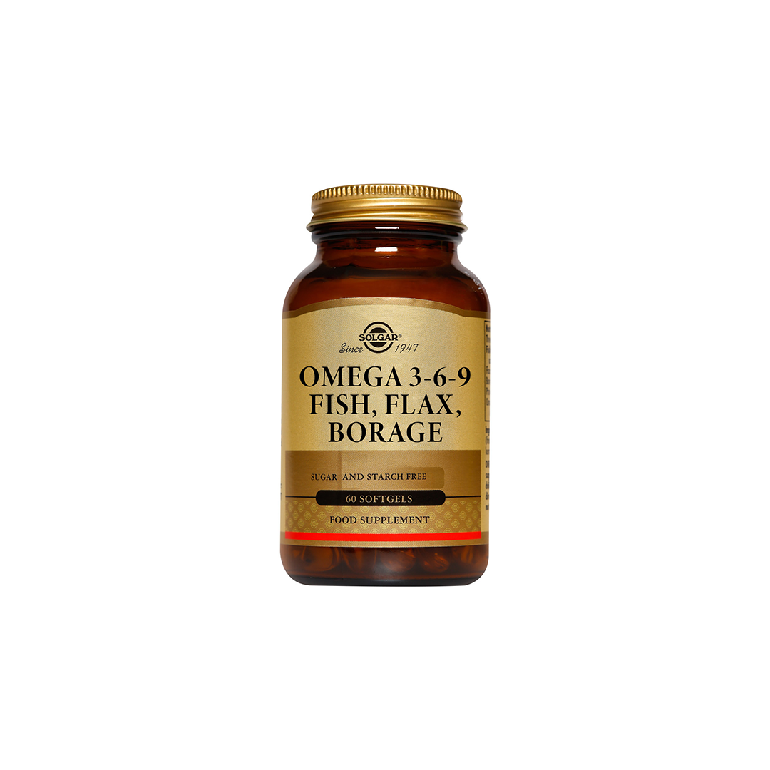 Omega 3-6-9 Fish, Flax, Borage 60 Softgels