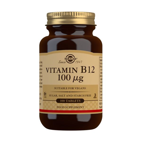 Solgar Vitamin B12 100mcg 100 Comprimidos