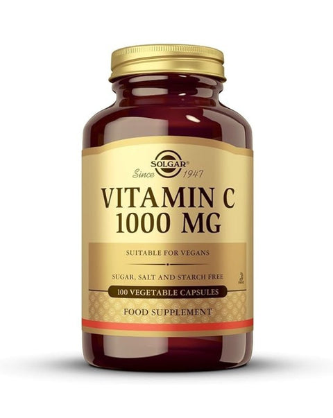 Vitamina C 1000mg - 100 Cápsulas - Solgar