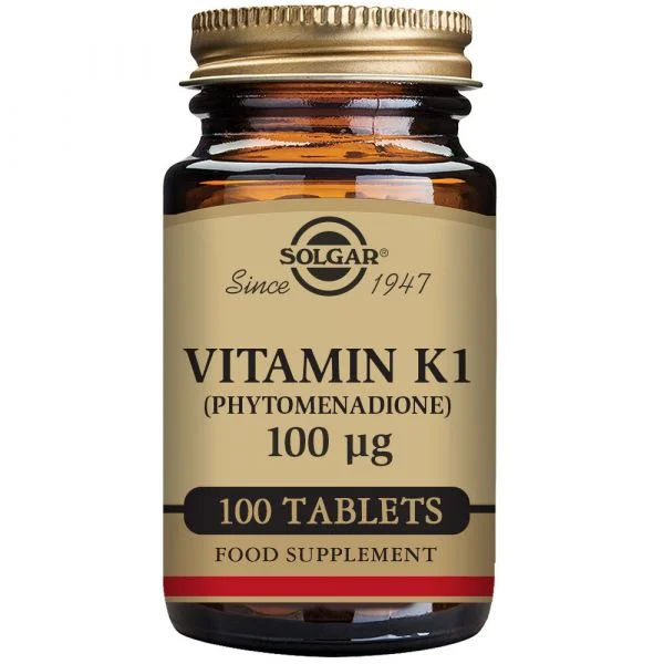Solgar Vitamin K1 100ug 100 Comprimidos