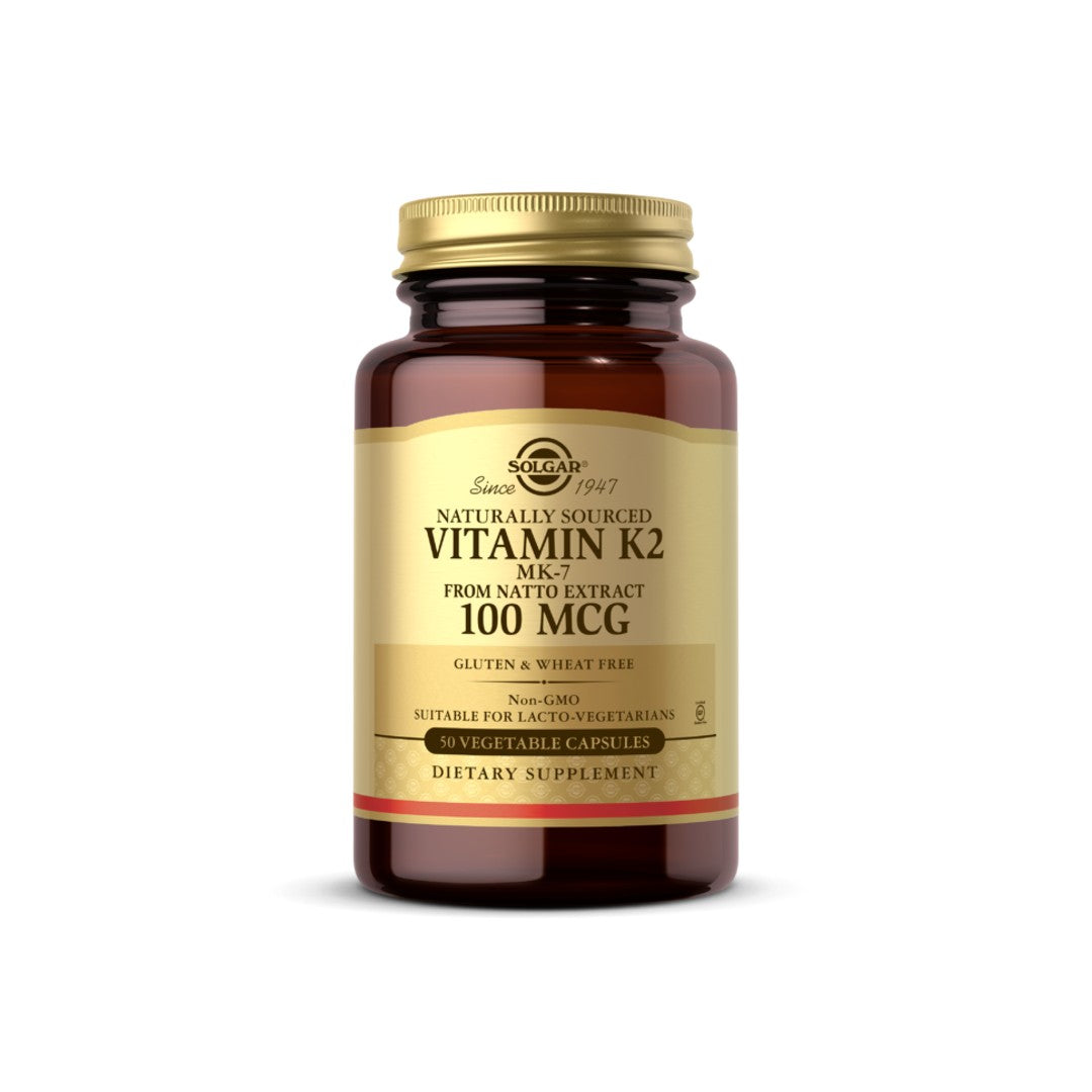 Vitamin K2-MK-7 100 mcg 50 vege capsules