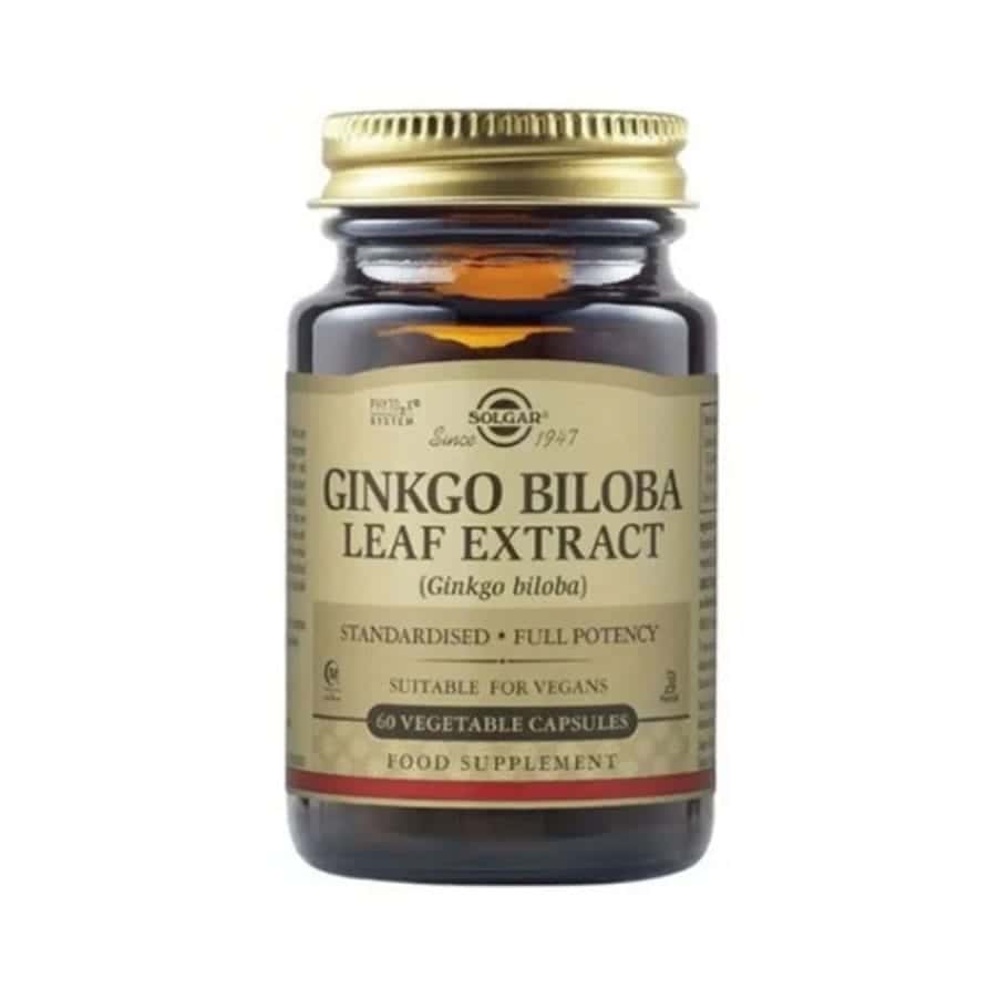 Solgar S.F.P. Ginkgo Biloba Leaf Extract 60 Cápsulas