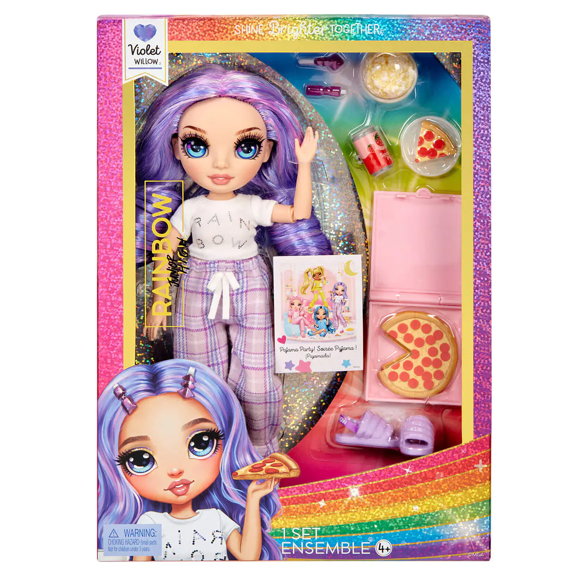 Rainbow High Junior Pj Party Fashion Rosa