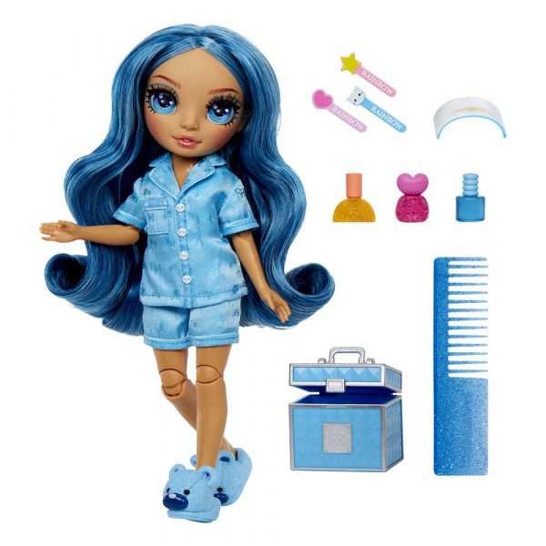 Rainbow High Festa Pijama Júnior Boneca Skyler Blue