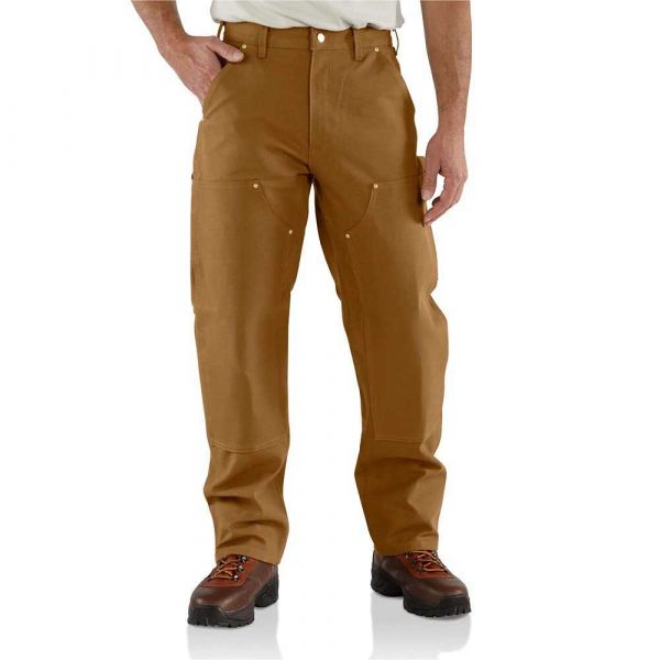 Carhartt Duck Double Front Loose Fit Pants Castanho 34 / 34