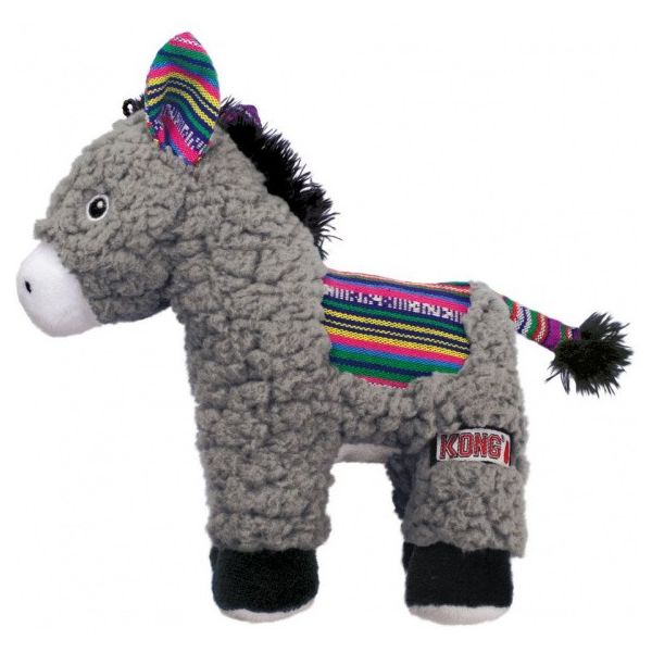 Kong Brinquedo para Cão Sherps Donkey Peluche Gris M 959020