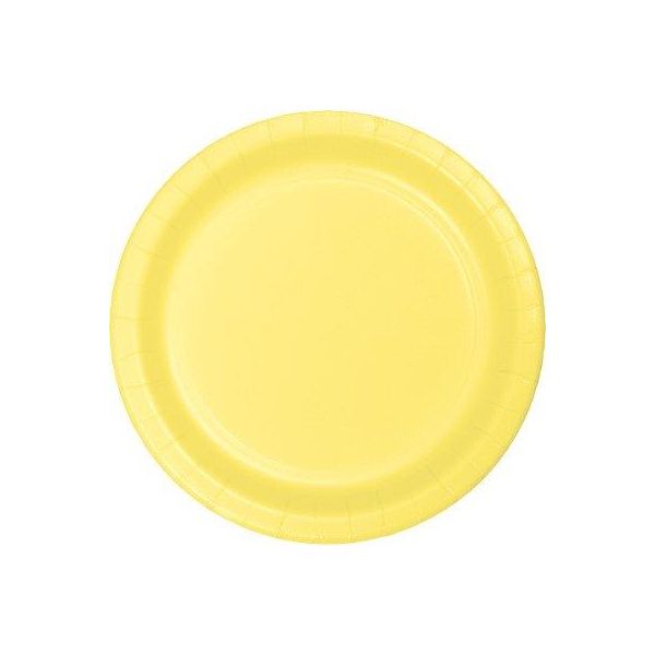 Creative Converting 24 Pratos de Cartão 23cm - Amarelo 24 un. - 120047102