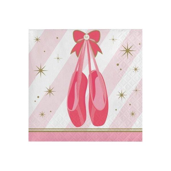 Creative Converting Guardanapos Pequenos Ballet Twinkle Toes - 120322220