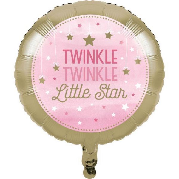Creative Converting Balão Foil 18" One Little Star Rosa - 120322267