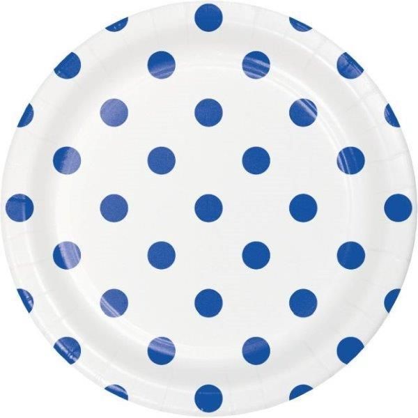 Creative Converting Pratos 18cm Bolinhas - 120337059