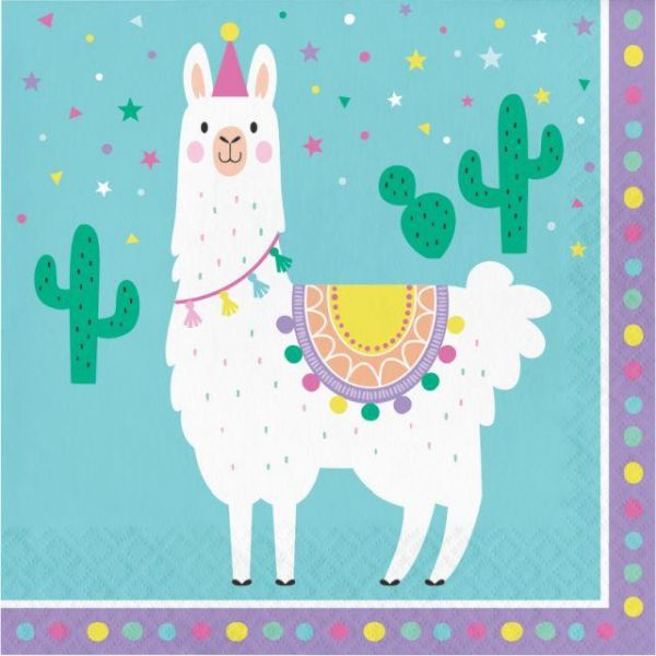Creative Converting Guardanapos Llama Party - 120339579