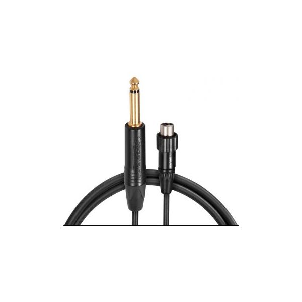 SHURE WA305 Cabo de instrumento premium con conector TA4F de bloqueo