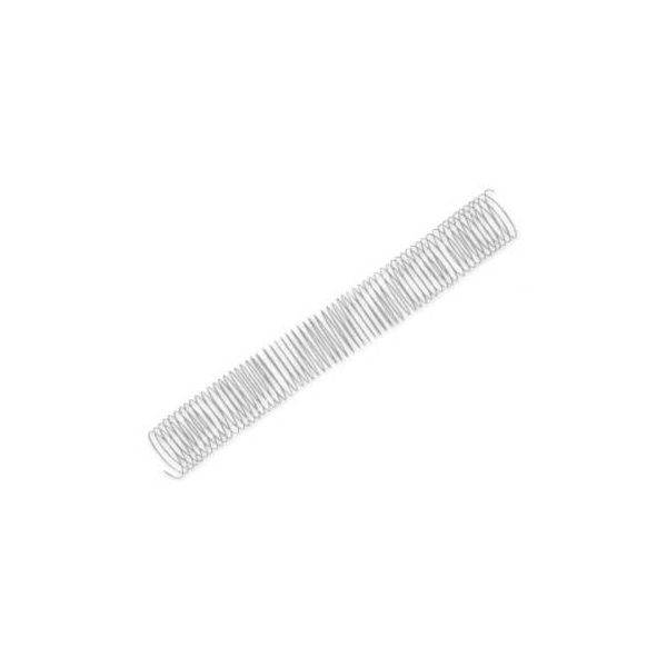Argolas Espiral Metálicas Passo 5:1 38mm 25 Un. Prata 1 Un. - 1713556