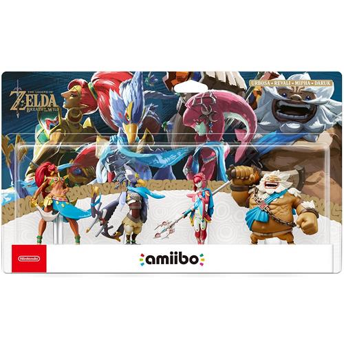 Amiibo The Legend of Zelda: Breath of the Wild - Pack 4 Figuras (The Champions)