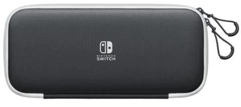 Bolsa Preto/Branco + Protetor de Ecrã Nintendo Switch OLED