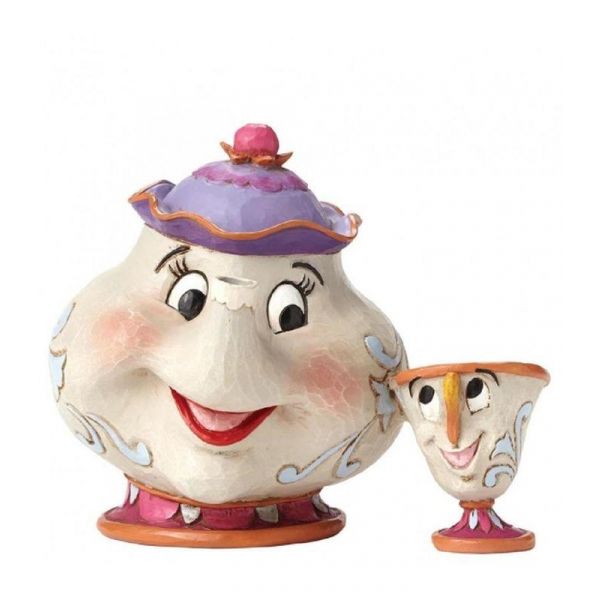 Enesco Figura Decorativa Mrs Potts Y Chip Detalle