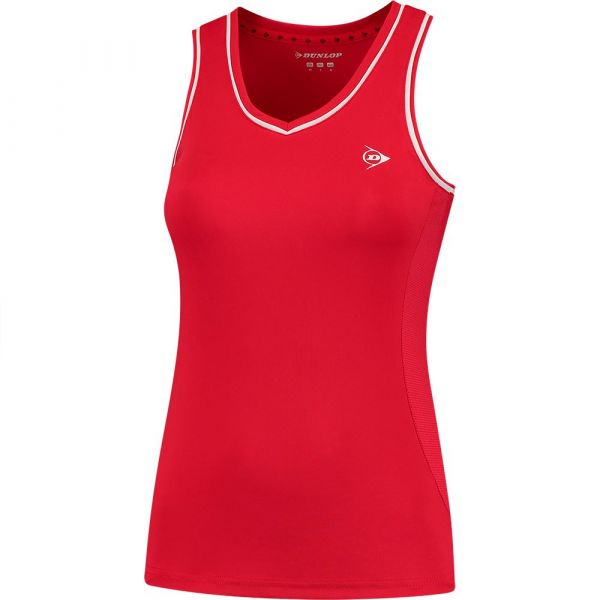 Dunlop Club Sleeveless T-shirt Vermelho S Mulher