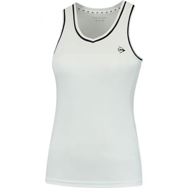 Dunlop Club Sleeveless T-shirt Branco S Mulher